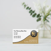 Geschäftskarten für klassische Pharmazie Visitenkarte (Stehend Vorderseite)