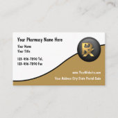 Geschäftskarten für klassische Pharmazie Visitenkarte (Vorderseite)