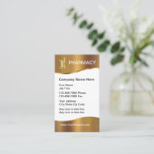 Geschäftskarten für klassische Pharmazie Visitenkarte (Stehend Vorderseite)