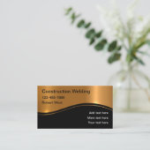 Geschäftskarten für klassische Schweißtechnik Visitenkarte (Stehend Vorderseite)