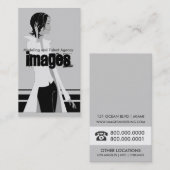 Geschäftskarten für Modellierungs- und Talentagent Visitenkarte (Vorne/Hinten)