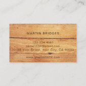 Geschäftskarten für moderne Bauten Visitenkarte (Rückseite)