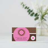 Geschäftskarten für moderne Circle Visitenkarte (Stehend Vorderseite)