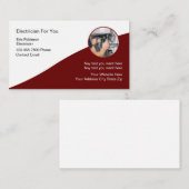 Geschäftskarten für moderne Elektrotechnik Visitenkarte (Vorne/Hinten)