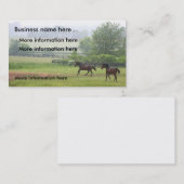 Geschäftskarten für Pferde Visitenkarte (Vorne/Hinten)