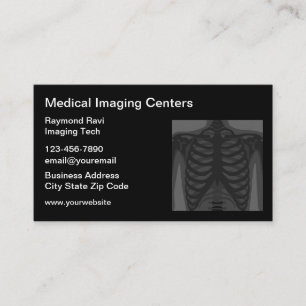 Geschäftskarten für radiologische Leistungen der m Visitenkarte