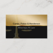 Geschäftskarten für Rechtsanwälte Visitenkarte (Vorderseite)