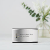 Geschäftskarten für Rechtsanwälte Visitenkarte (Stehend Vorderseite)