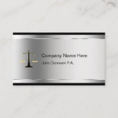 Geschäftskarten für Rechtsanwälte Visitenkarte (Vorderseite)