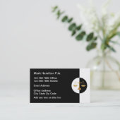 Geschäftskarten für Rechtsanwälte Visitenkarte (Stehend Vorderseite)