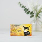 Geschäftskarten für Reisende und Agent Visitenkarte (Stehend Vorderseite)