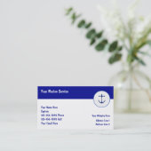 Geschäftskarten für Schiffe Visitenkarte (Stehend Vorderseite)