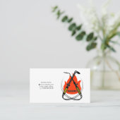 Geschäftskarten für Schweißarbeiten Visitenkarte (Stehend Vorderseite)