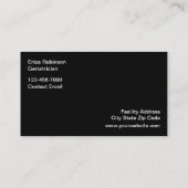 Geschäftskarten für Senior Geriatric Memory Facili Terminkarte (Rückseite)