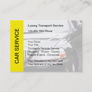 Geschäftskarten für Taxi-Car-Service Visitenkarte