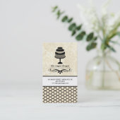 Geschäftskarten für zeitgenössische Bäckereien Visitenkarte (Stehend Vorderseite)