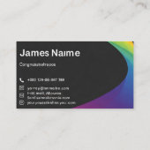 Geschäftskarten individuell visitenkarte (Rückseite)