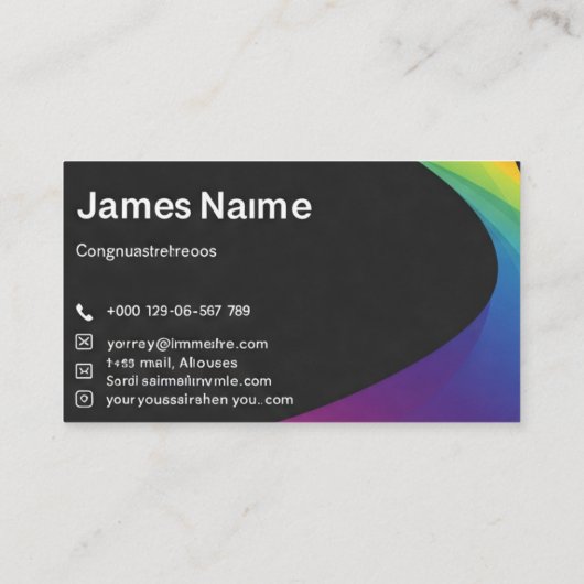 Geschäftskarten individuell visitenkarte (Rückseite)