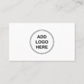 Geschäftskarten mit mehrplatzigen Logos Visitenkarte (Rückseite)