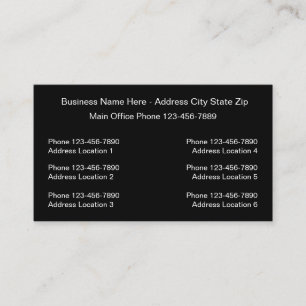 Geschäftskarten mit mehrplatzigen Logos  Visitenkarte