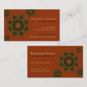 Geschäftskarten mit schwimmenden geometrischen Ste Visitenkarte (Vorne/Hinten)