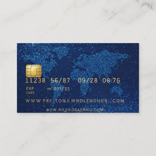 Geschäftskarten Visitenkarte (Rückseite)