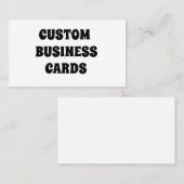 GESCHÄFTSKARTEN VISITENKARTE (Vorne/Hinten)