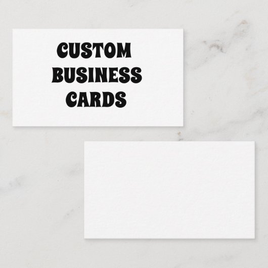 GESCHÄFTSKARTEN VISITENKARTE (Vorne/Hinten)