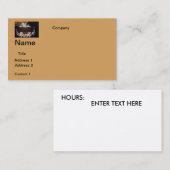 GESCHÄFTSKARTEN VISITENKARTE (Vorne/Hinten)