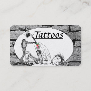 Geschäftskarten von Tattoo Template Visitenkarte