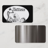 Geschäftskarten von Tattoo Template Visitenkarte (Vorne/Hinten)