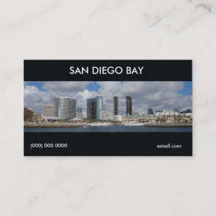 Geschäftskarten-Vorlage San Diego Visitenkarte