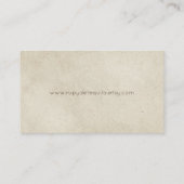 GESCHÄFTSKARTEN WATERCOLOR HUMMASCHINE VISITENKARTE (Rückseite)