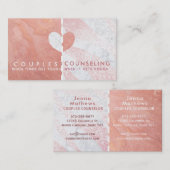 Geschäftskarten zur Verhütung von Scheidungen Visitenkarte (Vorne/Hinten)