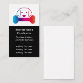 Geschäftskartendesign der Päpferbetreuung Visitenkarte (Vorne/Hinten)