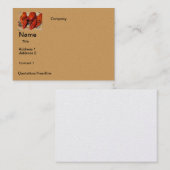 GESCHÄFTSKARTENDESIGN VISITENKARTE (Vorne/Hinten)