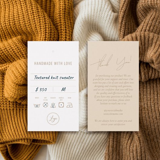 Geschäftskleidung Danke, dass Sie Tag mit Logo