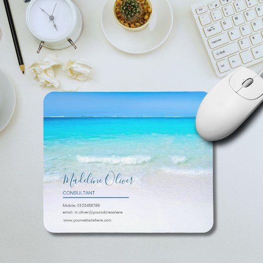 Geschäftskontakte zum Blue Ocean Sky Mousepad