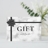 GESCHÄFTSKONTROLLBESCHEINIGUNG | Bow | Silberner G (Stehend Vorderseite)