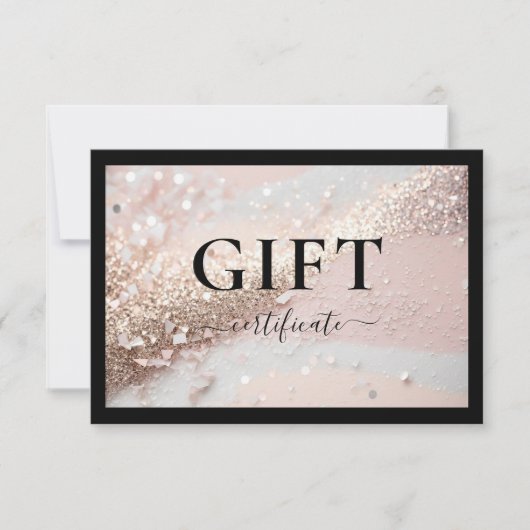 GESCHÄFTSKONTROLLBESCHEINIGUNG | GLITZER | (Vorderseite)