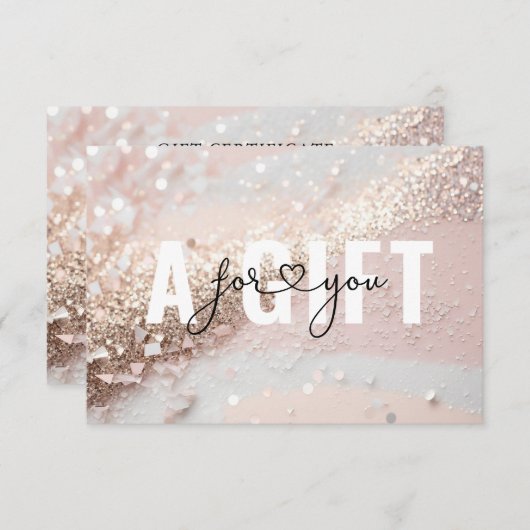 GESCHÄFTSKONTROLLBESCHEINIGUNG | GLITZER (Vorne/Hinten)