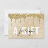 GESCHÄFTSKONTROLLBESCHEINIGUNG | Glitzer fallen (Vorderseite)