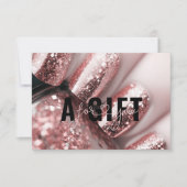 GESCHÄFTSKONTROLLBESCHEINIGUNG | Glitzer Nails (Vorderseite)