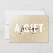 GESCHÄFTSKONTROLLBESCHEINIGUNG | Gold-Glitzer (Vorderseite)