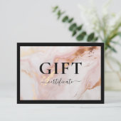 GESCHÄFTSKONTROLLBESCHEINIGUNG | MARBLE GOLD BLUSH (Stehend Vorderseite)