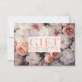 GESCHÄFTSKONTROLLBESCHEINIGUNG | Modern | Floral | (Vorderseite)