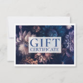 GESCHÄFTSKONTROLLBESCHEINIGUNG | Modern | Floral | (Vorderseite)