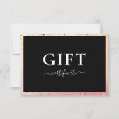 GESCHÄFTSKONTROLLBESCHEINIGUNG | MODERN|GLITTER (Vorderseite)