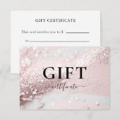 GESCHÄFTSKONTROLLBESCHEINIGUNG | Modern | GLITZER (Vorne/Hinten)