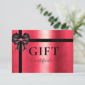 GESCHÄFTSKONTROLLBESCHEINIGUNG | Modern | Ribbon (Stehend Vorderseite)